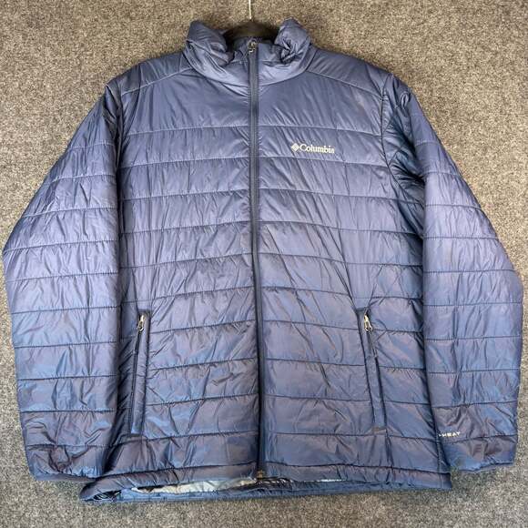 Columbia Other - Columbia Mens Omni-Heat Insulated Puffer Jacket Blue Size L
